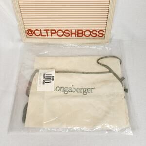 Longaberger Canvas Planter's Apron New in Bag